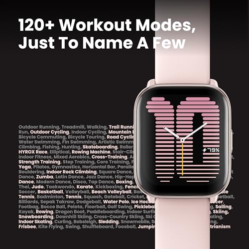 Image of Amazfit Active Smart Watch 42mm, AI Fitness Tracker & Sleep Coach, GPS, Amazon Alexa Built-in, Bluetooth, 14-Day Battery, 120+ Sports Modes, Android & iPhone, Black