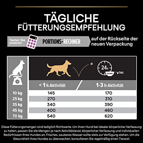 Pro Plan Medium und Large Adult Age Defence 7+, Hundefutter trocken, reich an Huhn, 1er Pack (1 x 14 kg)