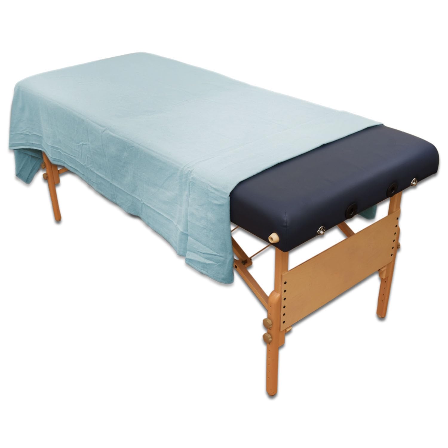 Body Linen Comfort Deluxe Flannel Massage Table Flat Sheet. Premium Quality 100% Cotton Massage Therapy Table Flat Sheet. 61 x 101 Inches - Color: