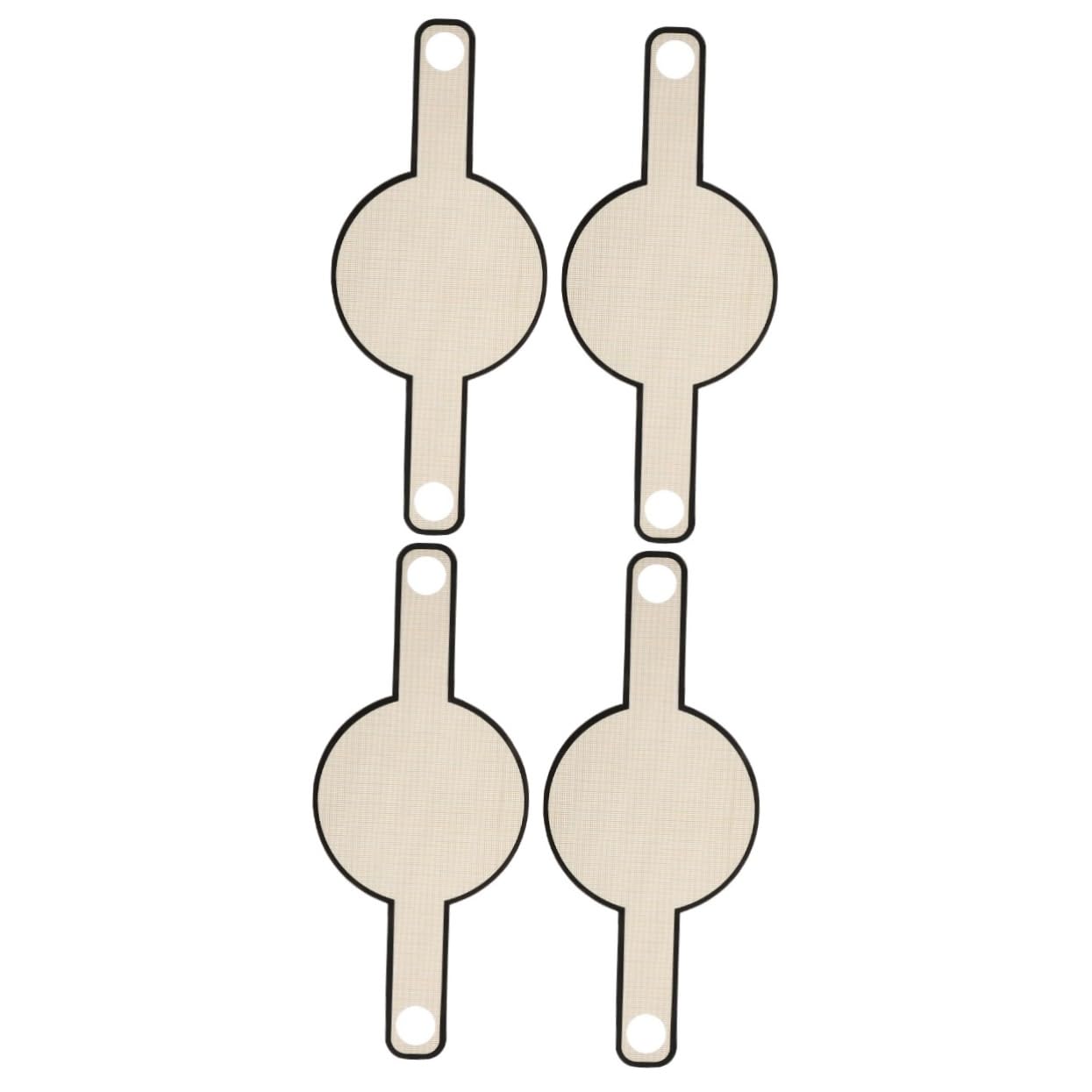 Cabilock 2 Series Alfombrilla Para Hornear Con Transferencia De Horneando Estera Para Hornear Con Mediciones Estera Para Hornear Pan Almohadilla Largo Brown Fibra De Vidrio 2 Piezas*2