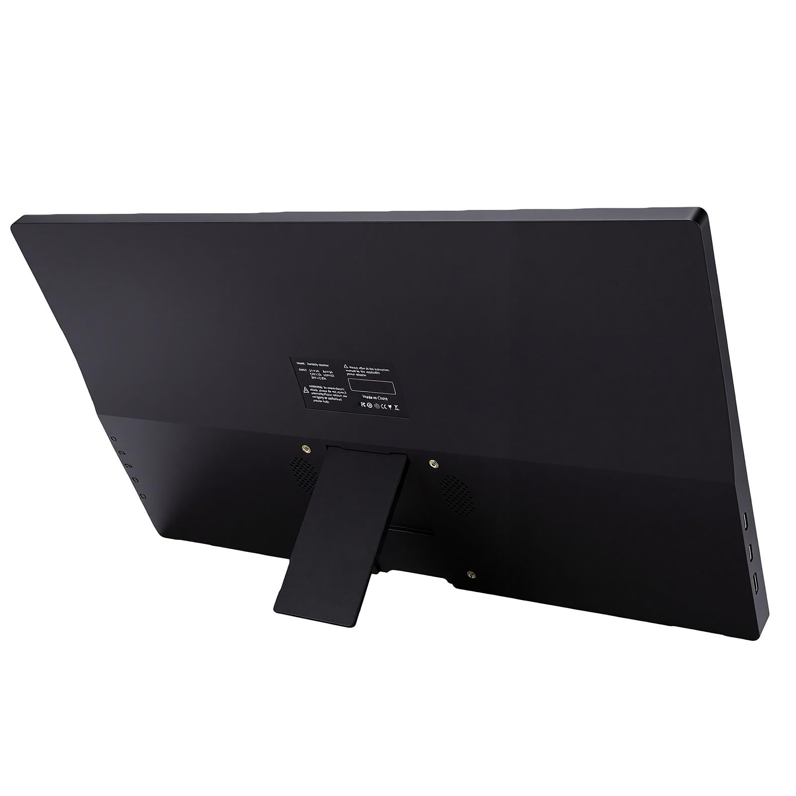 Luocute Monitor Portatile da 15,6 Pollici con Altoparlanti Integrati | Montabile VESA, 60 Hz, Visione Ampia 178°, 125% SRGB, Sottile 0,52 Pollici, Supporto Regolabile 0°-80°, Compagno di Laptop