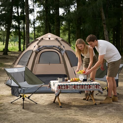 ADSMART Toldo Instantáneo para Camping 3 Personas Impermeable Fácil Instalación miniatura 7