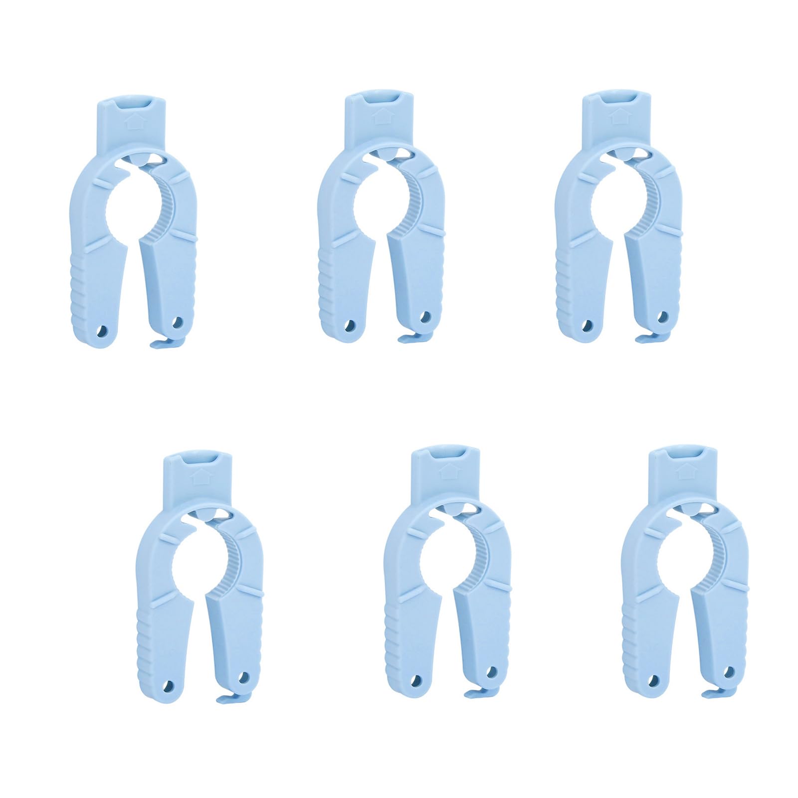 Buxuaaaa Of 6 Multipurpose Bottle Caps Openers for Water Bottles and Can for Senior Elderly and Weak Hand Strong Magnets Can Opener