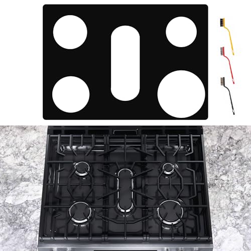 bezoku Stove Cover For Frigidaire Gallery Gas Range Stove Model FCFG3083AS, Upgraded 0.5MM Thickness Reusable Stove Burner Splatter Spill Guard For Frigidaire Gas Stove Top Protector Liner