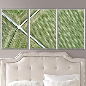 signwin 3 Piece Framed Canvas Wall Art Solid...