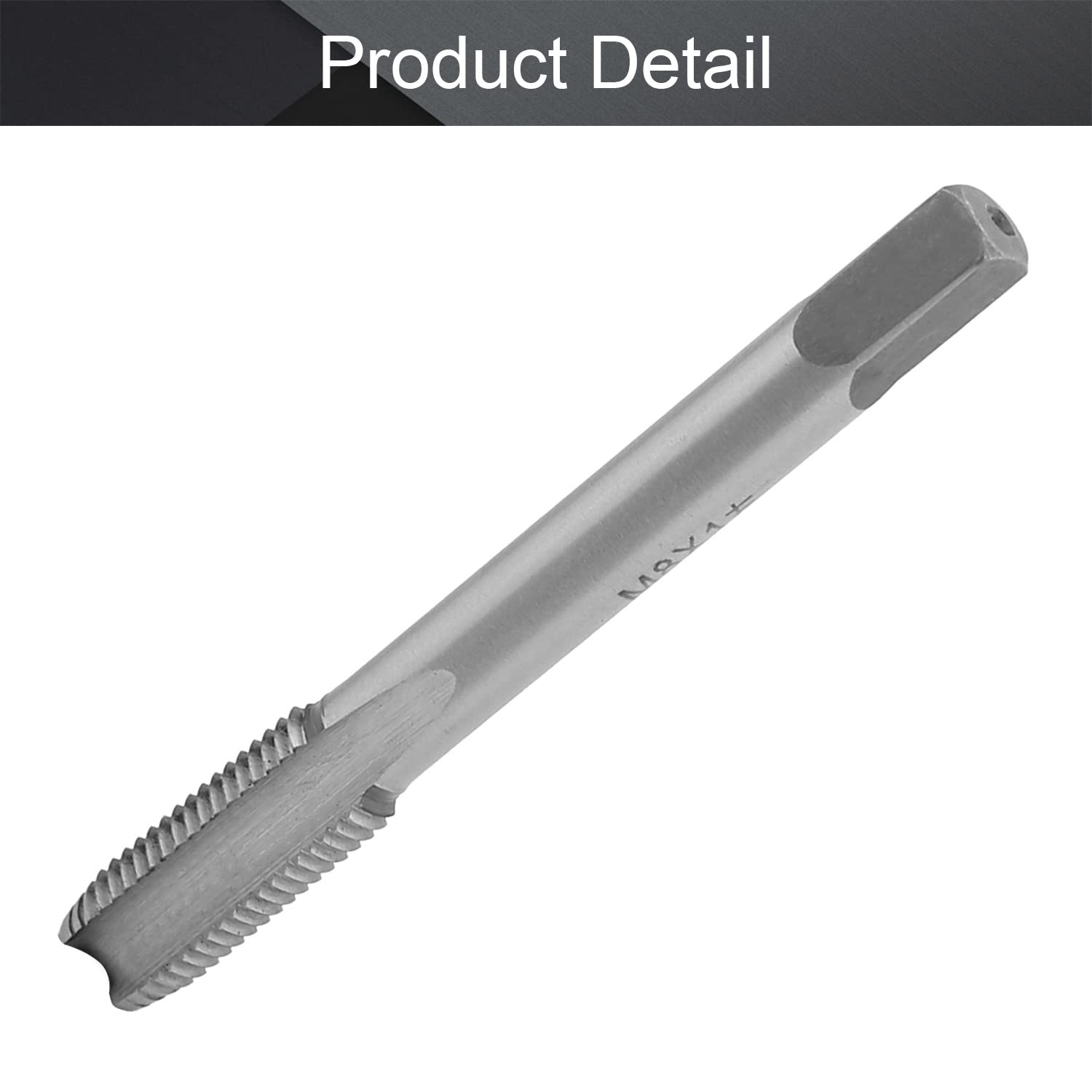 Maschio Filettato M8 HSS - Per Fori Passanti In Metallo, Legno E Plastica, Con Codolo Esagonale - Foto 6