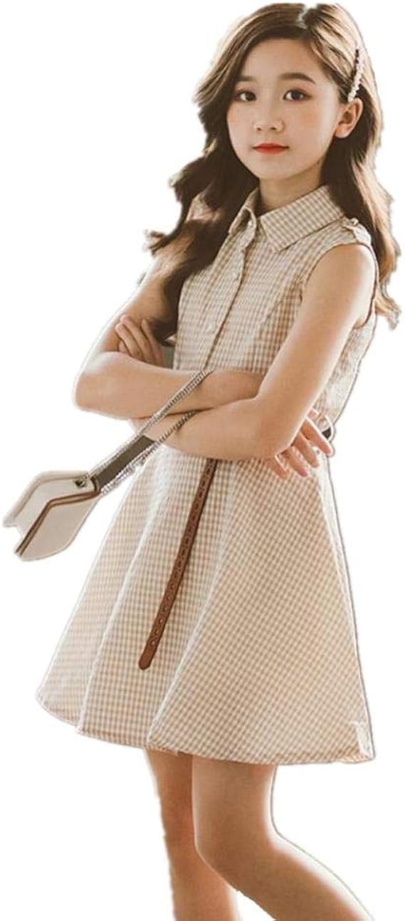 Amazon ワンピース ガールズ ドレス 女の子 ノースリーブ チェック柄 シャツスカート コットン 子供服 普段着 通学 アウトドア 旅行 夏 春 ベージュ おしゃれ ファッション 140cm ワンピース チュニック 通販 Amazon ワンピース ガールズ ドレス 女の子 ノースリーブ チェック柄 シャツスカート コットン 子供服 普段着 通学 アウトドア 旅行 夏 春 ベージュ おしゃれ ファッション 140cm ワンピース チュニック 通販