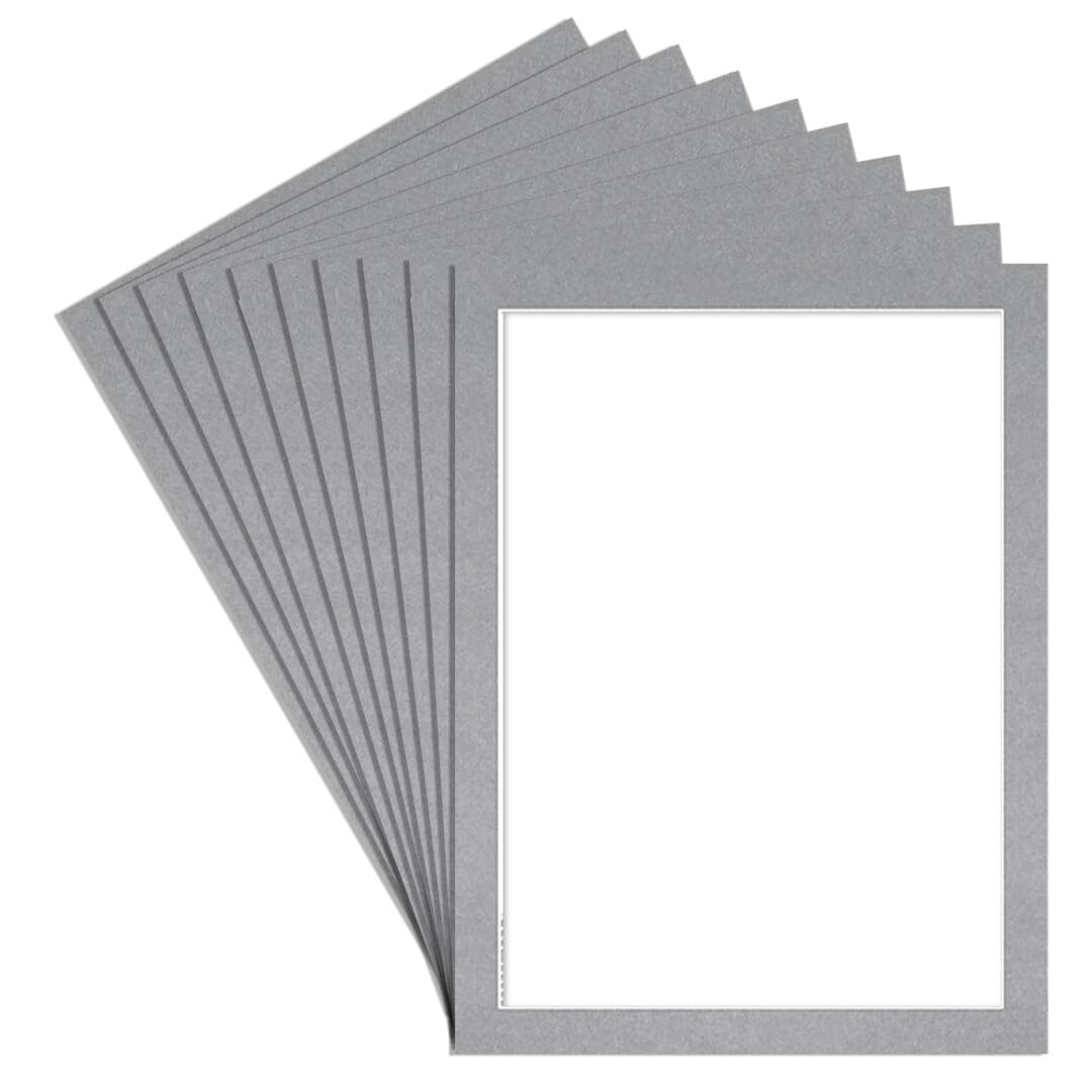 Alison Kingsgate 16X12 Silver Picture Mount - 14X10 Aperture - Pack 10 — image 1