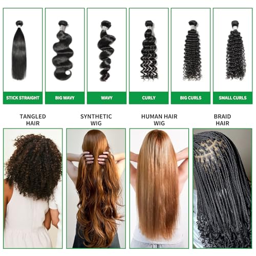 Image of Goiple Wig Milk Spray Wig Spray for Synthetic Hair, Leave-In Conditioner for Hair Wigs, Conditioner & Detangler 2 in 1 Moisturizer, Hydrates & Replenishes Synthetic Wigs Easy Combing (3.4 fl oz)