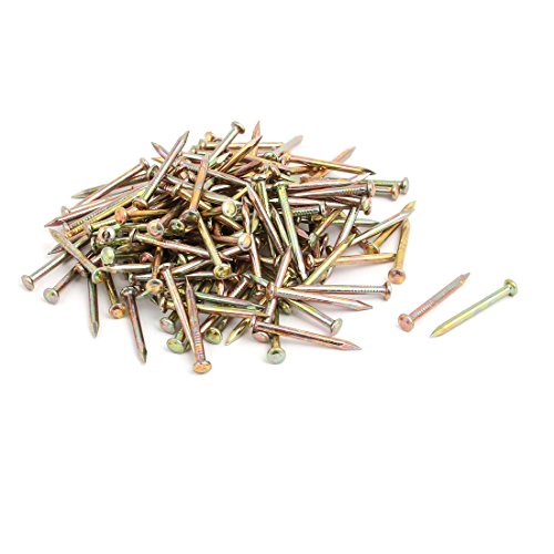 Aexit 2.5mm Dia fastener 30mm Length Zinc Alloy Concrete Cement Wood Sliding Nail 150pcs Model:21as11qo726