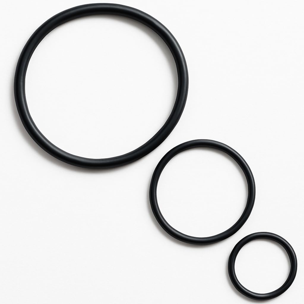 Mixer Grinder Jar Lids Rubber Gasket //O Ring//Rubber Seal for Mixer Jar Lid the Pack Inside Small(8.5cm),Medium(11cm), Big Gaskets(12.8cm) Available its a Black Colour.