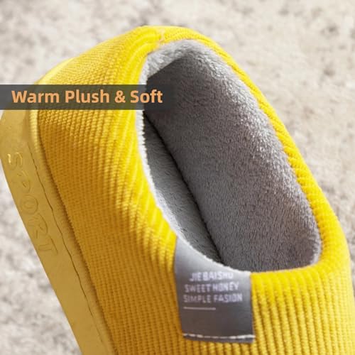 Cotton Slippers for Women Men Indoor Soft Plush Slippers Winter Autumn Warm Slippers Home Bedroom Shoes Cozy Slippers House Slippers4