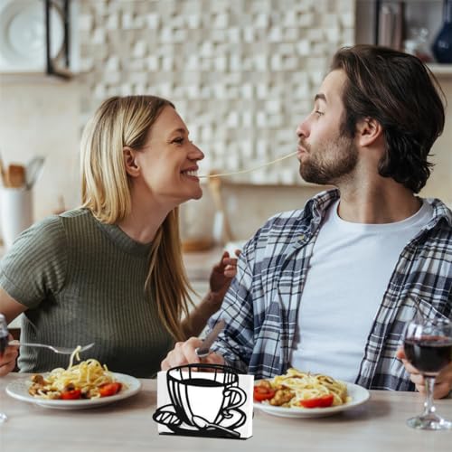 Paper Napkin Holder Metal Napkins Dispenser Vertical Table Napkin Organizer for Home Kitchen Restaurants - Cosy Home Interiors Paper Napkin Holder Metal Napkins Dispenser Vertical Table Napkin Organizer for Home Kitchen Restaurants - Image 2