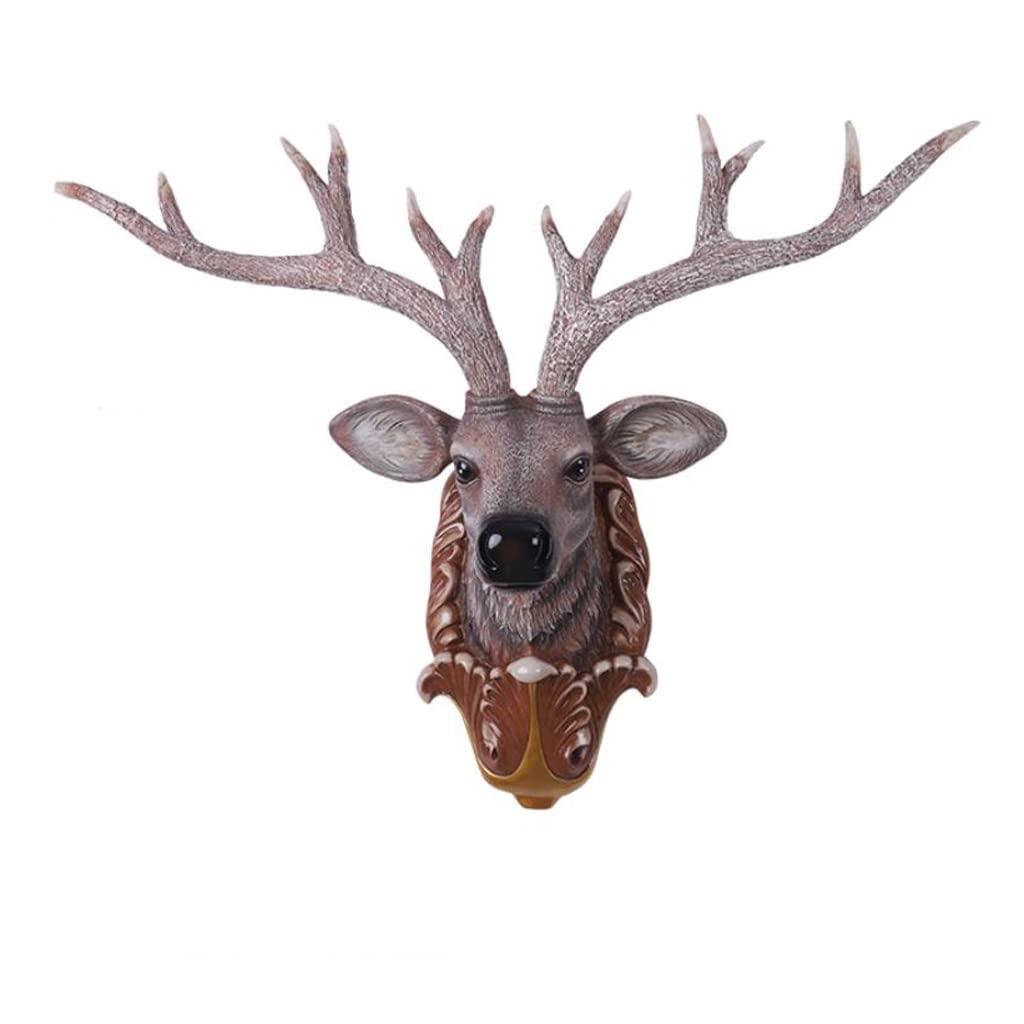 Tête de cerf de simulation européenne pour salon élégant