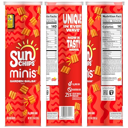 Image of Frito Lay, Sunchips Minis Garden Salsa, 3.75 Ounce