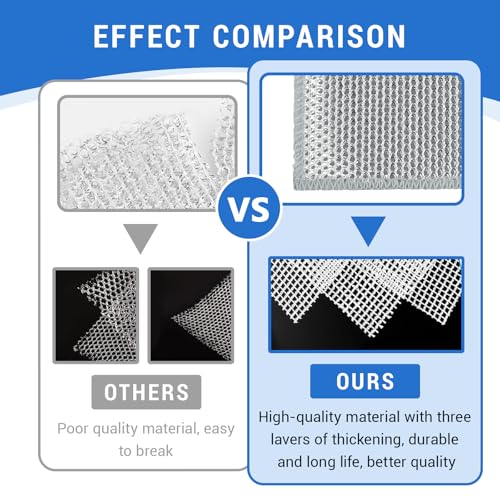 Image of 25 PCS Multipurpose Non Scratch Wire Dishcloths, Metal Dishcloth Cleaning Cloth, Steel Dishwashing Dish Rags