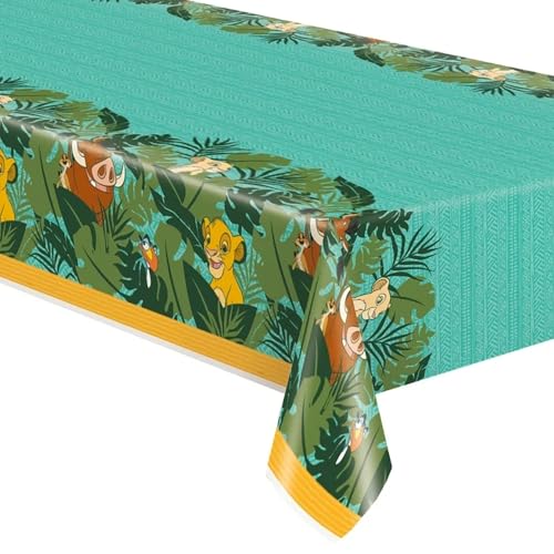 Disney Lion King Rectangular Plastic Table Cover 54 x 84 1 Pc
