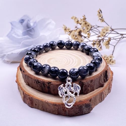 Dragon Bracelet Jewelry Inspiration Gift for Dragon Lover Dragon Spirit Animal Gift, Black3