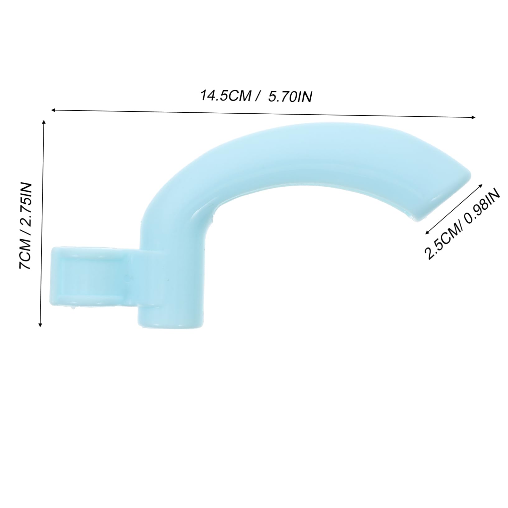 ERINGOGO Tough 10pcs Plastic Dustpan Handle Handle Grip Replacement for Broom for Efficient Cleaning Routine