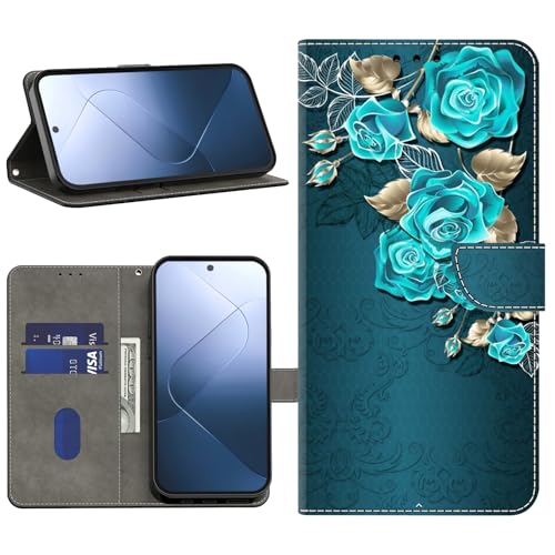 Étui portefeuille Samsung S26 Ultra en cuir rose bleue avec support de visionnage BOLELAW