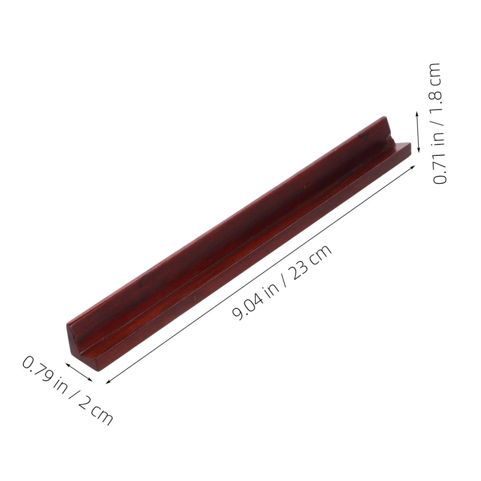 Abaodam Mini Mahjong Schiebelineal Aus Holz 9.06" X 0.79" X 0.71" Rutschfestes Domino-Tablett Für Präzise Fliesenanordnung Unterwegs Und Amerikanisches Mahjong