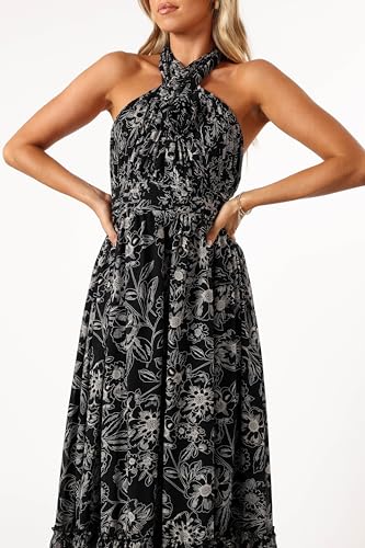 Image of Petal & Pup Women's Lennon Halterneck Maxi Dress