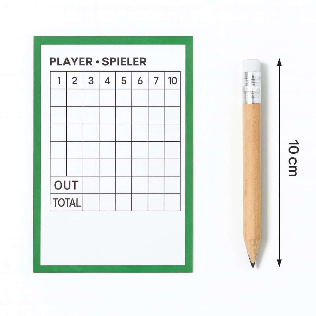 WPRO Mini Bleistift mit Radiergummi 2000 Stück, 10 cm natur, vorgespitzt | Kurzer Holzstift für Empfang, Gastronomie, Event und Büro