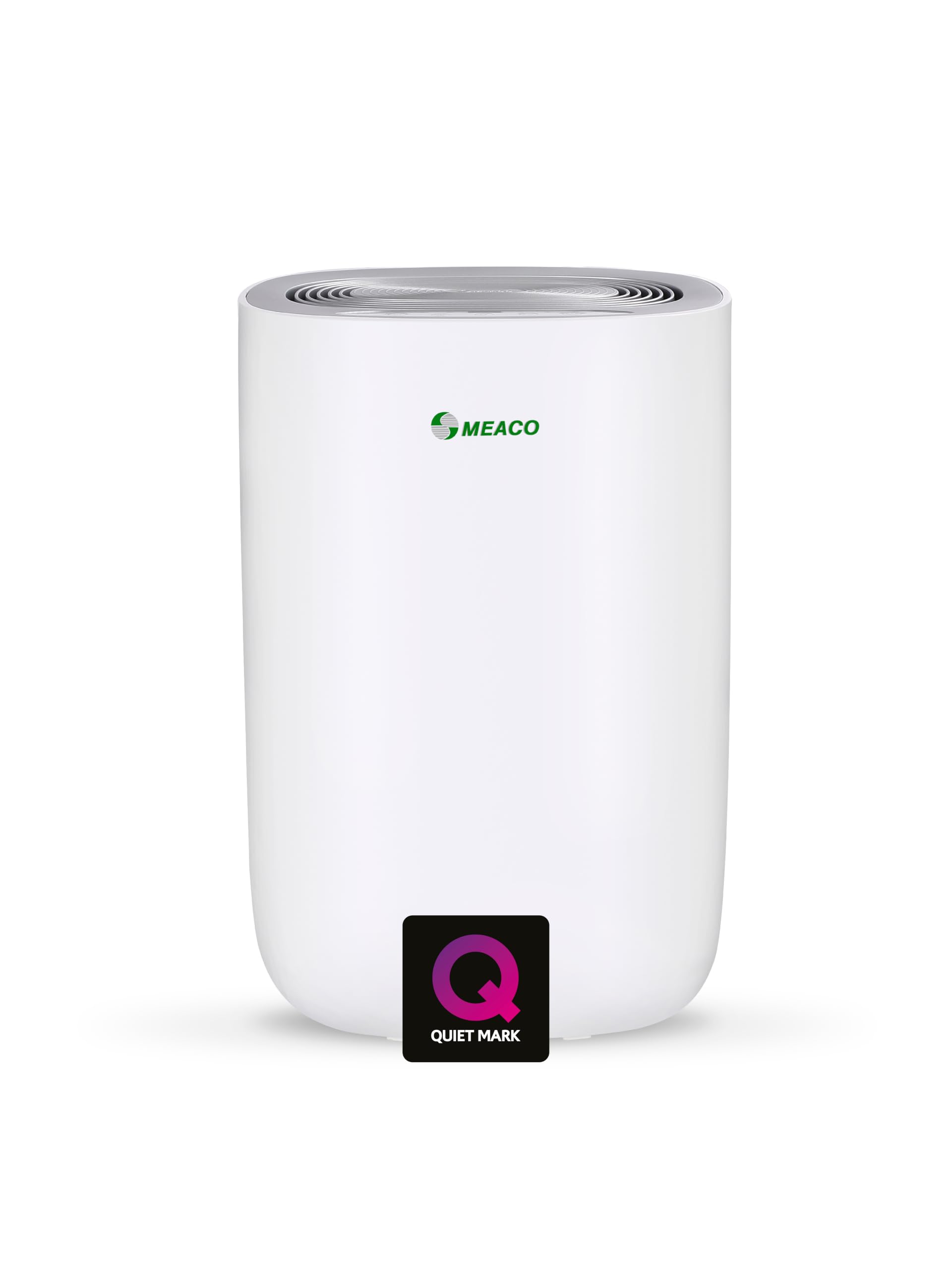Meaco MeacoDry ABC Dehumidifier (Silver) 10L - Ultra Quiet Dehumidifier - Energy Efficient Electric Compressor Dehumidifier for home - Removes Condensation & Damp, prevents Mould