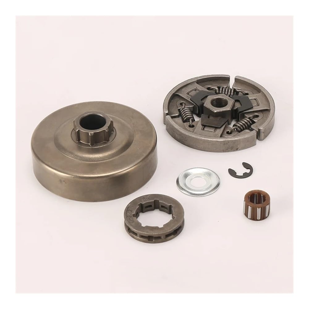 Conjunto de Tambor de Embrague de 7 Dientes y 3/8" con piñón de llanta, Compatible con motosierras de Gasolina MS311, MS391, MS290, MS340, MS360, MS310 y MS390.