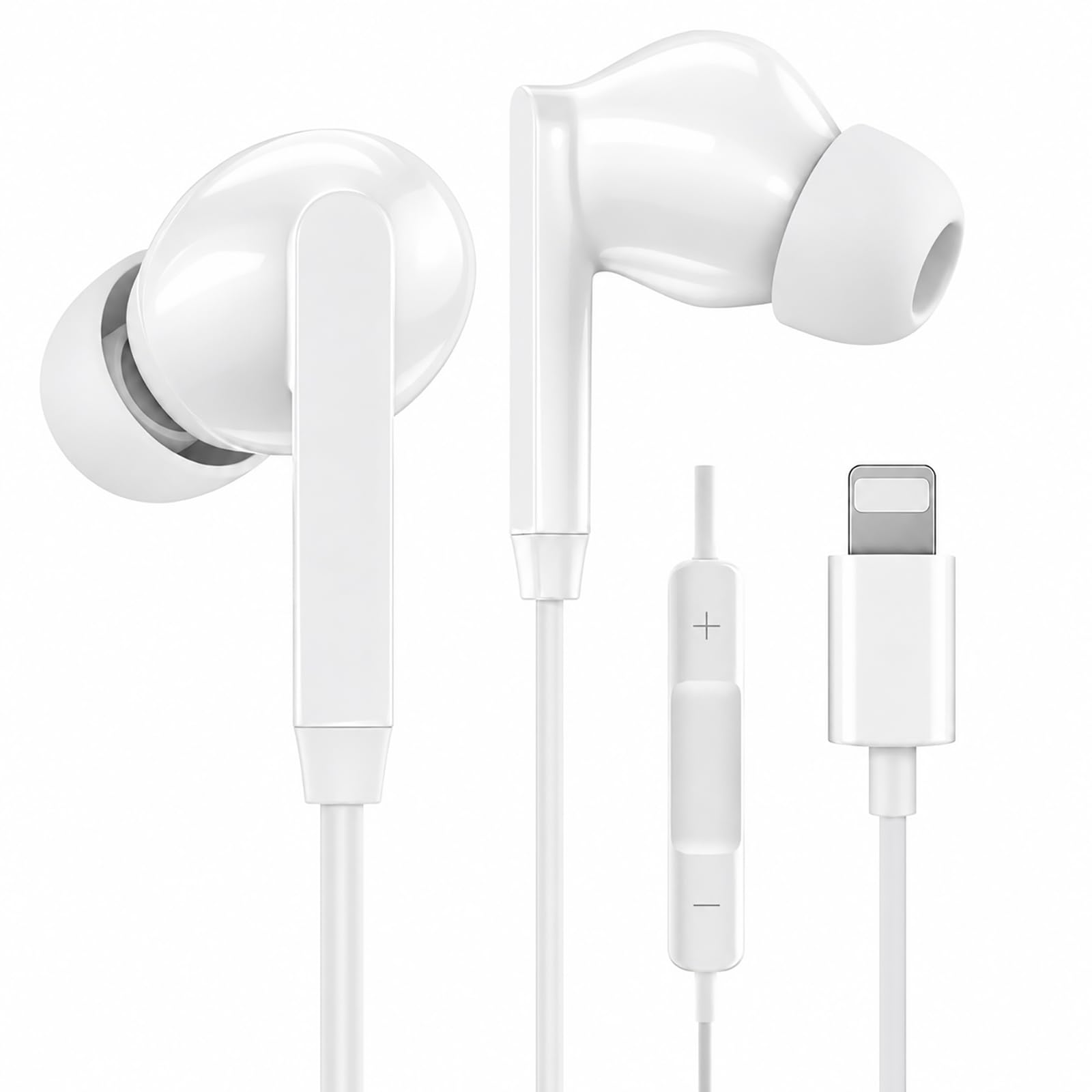 iPhoneイヤホン Amazon.co.jp: イヤホン iPhone 用 有線 マイク付き 重低音 ステレオ