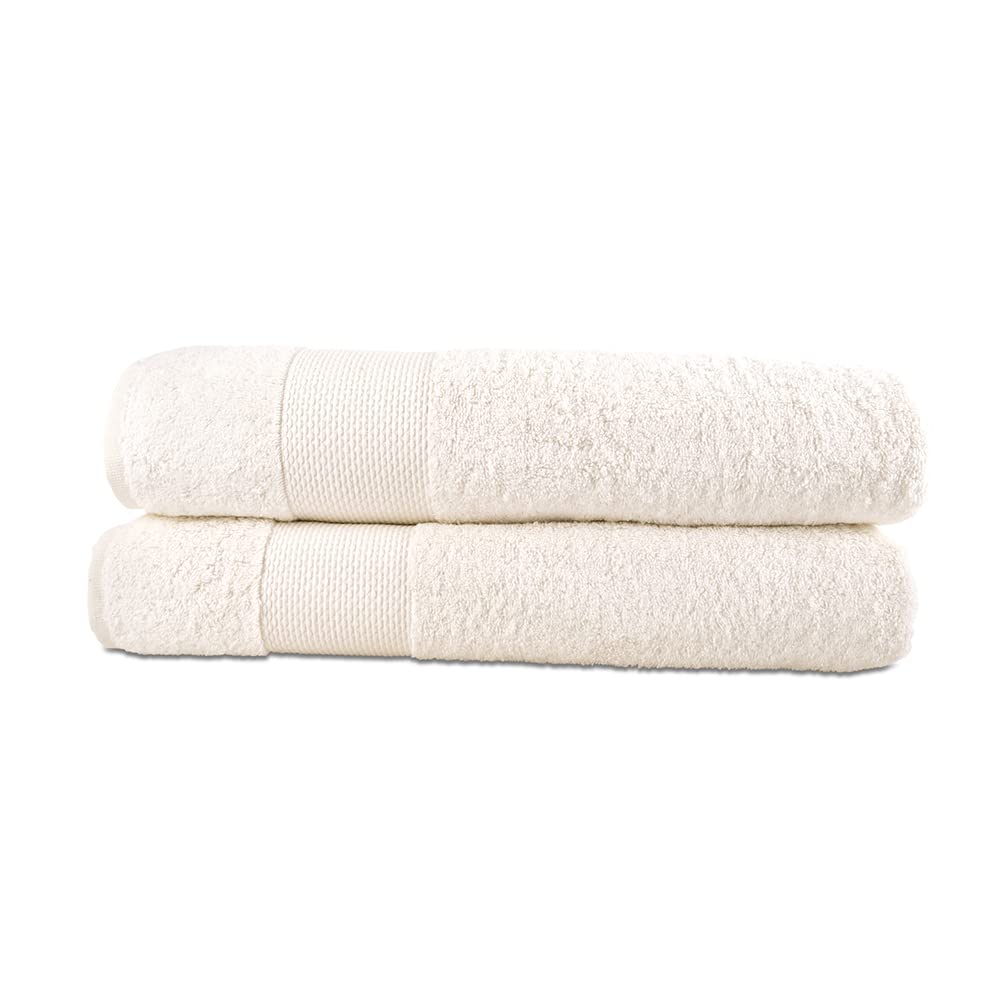 Hencely Bath Sheet Set of 2 - (35x64 Inches) - Luxury Extra Large Oversized Towels, 100% Cotton - Quick Dry, Highly Absorbent, Super Soft - Ideal for