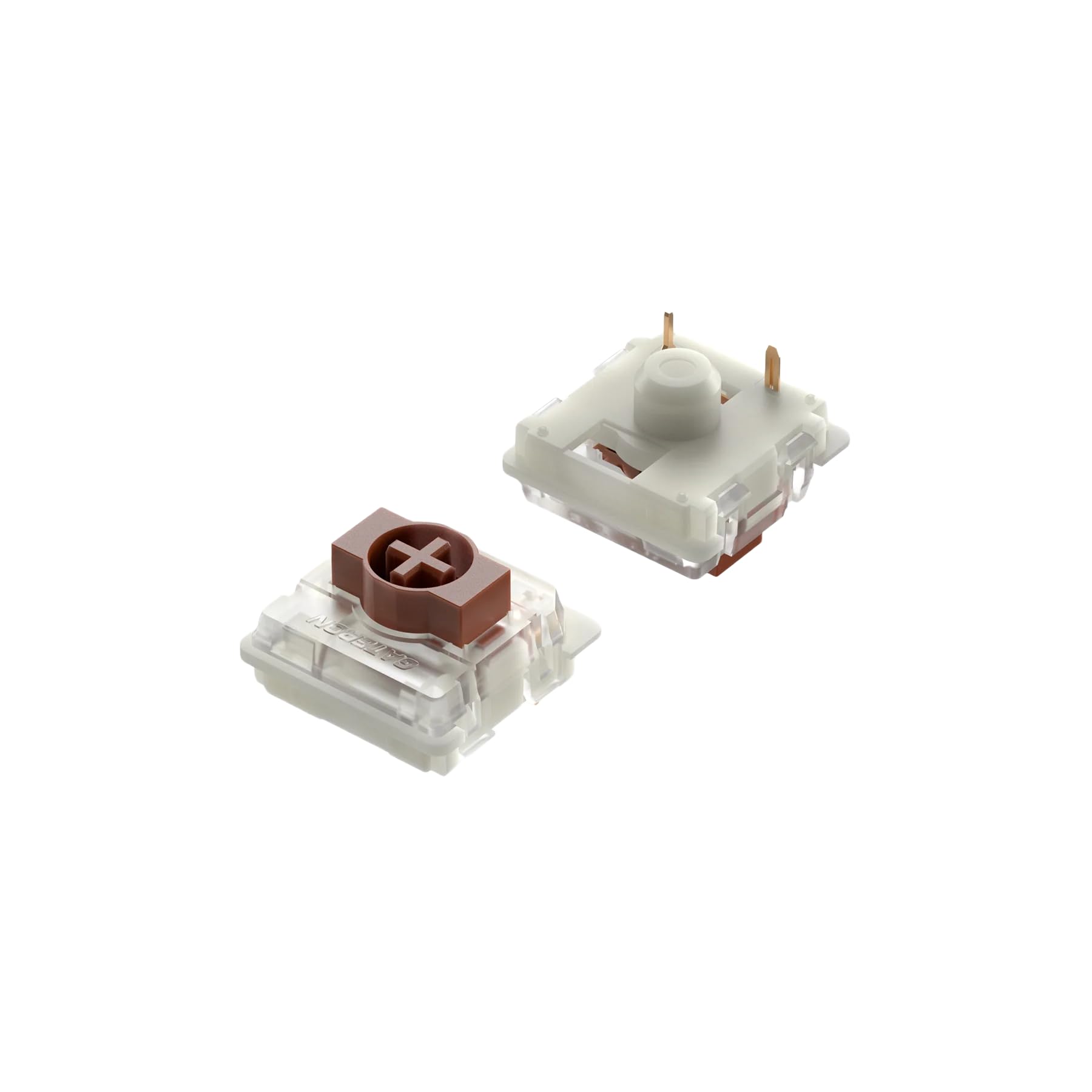 Ranked Gateron Ks-33 Low Profile v2 Key Switches for Mechanical Gaming Keyboards | Plate Mounted (Gateron Brown, 10 Pcs)