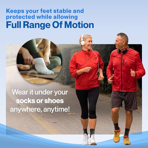 Image of Modvel Foot & Ankle Brace Socks for Sprained Ankle Compression Sleeve - Foot Support for Women & Men - Tendonitis & Arthritis Ankle Brace Sports Running, Torn Ligaments & Women Stabilizing Ankle Wrap