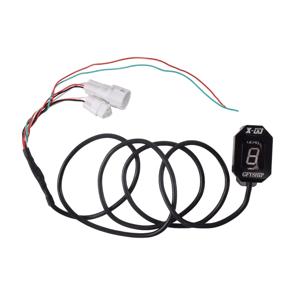 Pour Yamaha BT1100 Bulldog/Diversion NON ABS/Drag Star/FZ-16 / FZ-S Indicateur de rapport pour moto à commande tactile BT 1100 (Green+H)