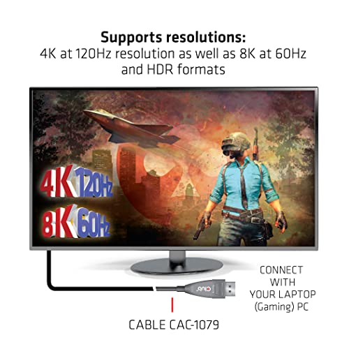 Cable DisplayPort 1.4 optique active 20m sans latence 4K120Hz - 5