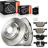 Frankberg Bremsensatz inkl. 2x Bremsscheiben + 4x Bremsbeläge Hinten Kompatibel mit 3er Touring E91 3er Coupe E92 3er E90 3er Cabriolet E93 Replace# 34121288895