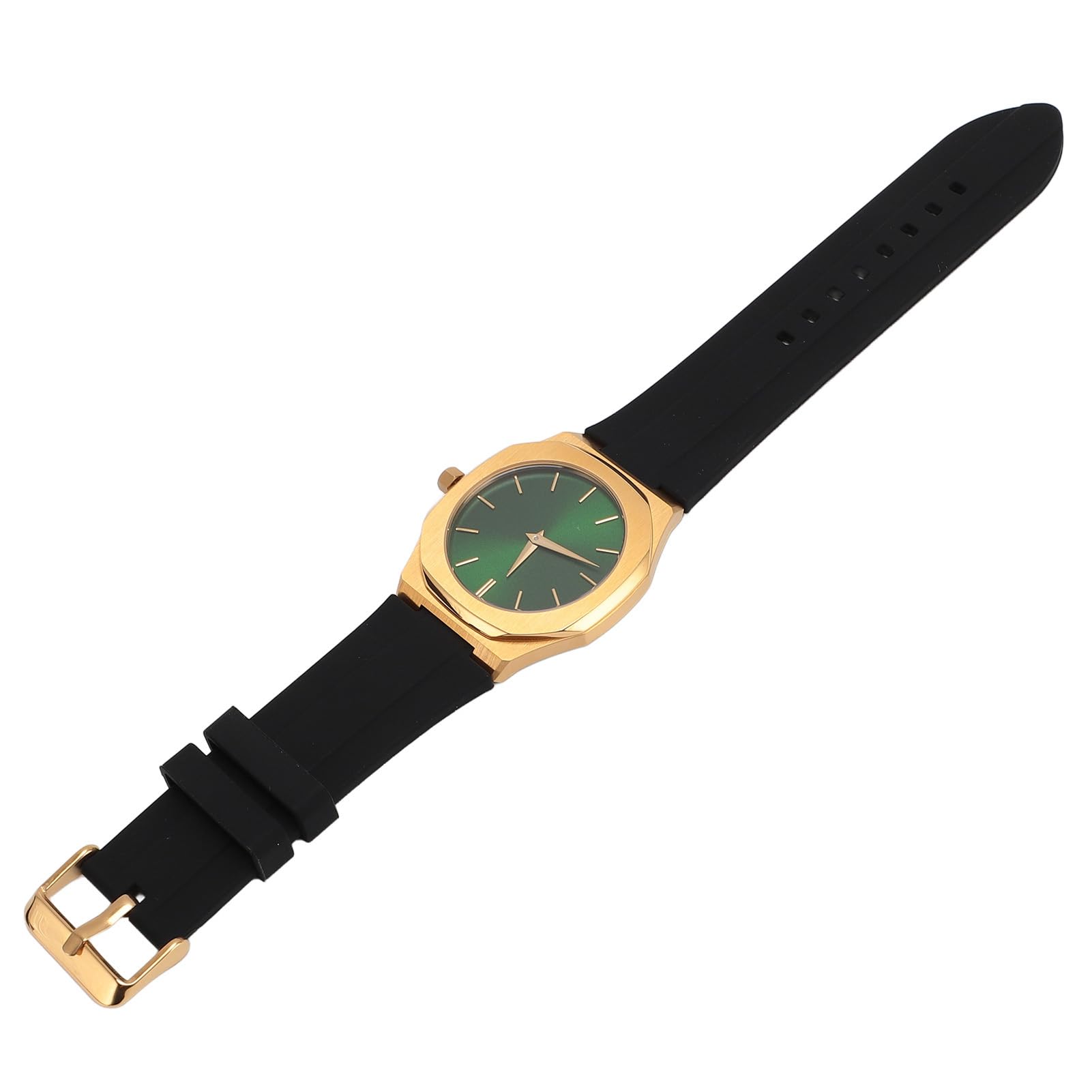 Orologio Al Quarzo da Uomo in Acciaio Inossidabile Super Sottile - Design Minimalista Impermeabile Fino a 50 M con Comodo Cinturino in Silicone - Orologio Elegante e Versatile Abbigliamento