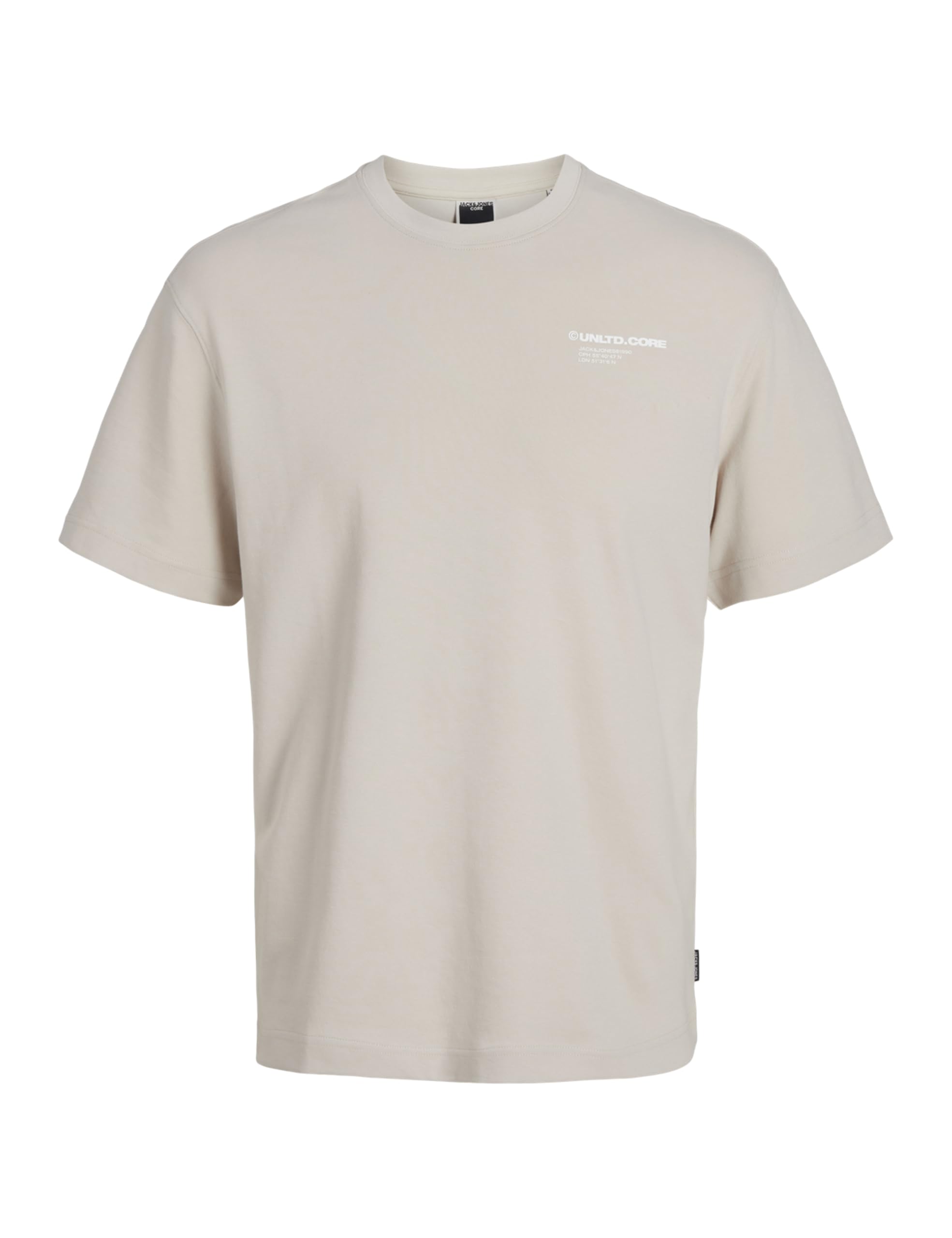 Jack&Jones Jcoaero Tee SS Crew Neck, Moonbeam, S