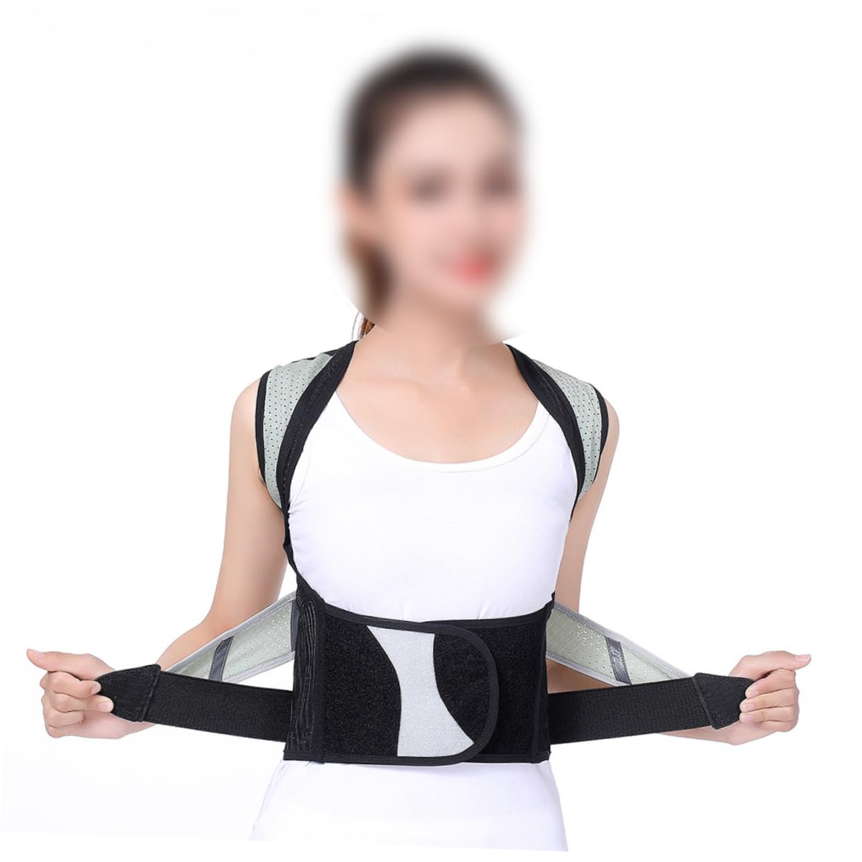 Ipetboom Breathable Humpback Posture Support Belt for Men Women Comfortable Strap to Posture and Enhance Spine Alignment