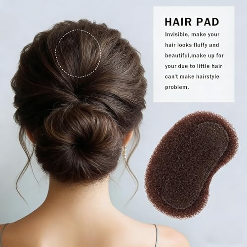 Clips de volumen para el cabello con base de esponja de alta densidad 6