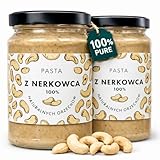 Crema De Anacardos 100% Anacardos – Sin Azúcar Añadido & Sin Aceite De Palma, Mantequilla De Anacardo Cremosa Natural, Crema Vegana Pura, Untable Para Repostería 2x300g