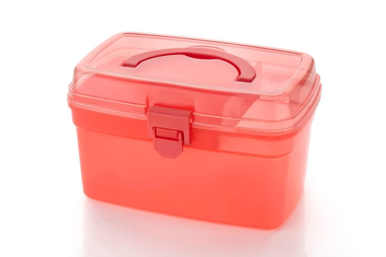 UCRAVO Medical Box, 1 Piece, White | Emergency Medical Box | Medicine Storage Box | Emergency Cabinet Organizer | Detachable Tray Medical Box | Medicine Organizer (RED)-image-43