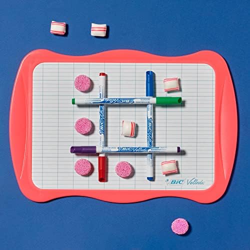 BIC Velleda 1721 Çocuk Beyaz Tahta Kalemi, Karışık Renk, 8'li Poşet - Görsel 7