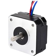 Stepper Motor 17HM08-1204S 0.9 Degree Nema 17 Stepper Motor 11Ncm/15.6oz.in 1.2A 42x42x22mm 4-Lead Nema17 Step Motor