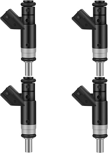 4 inyectores de combustible de gran rendimiento 4891577AC compatibles para 2011-2013 para 200 2 puertas convertibles 2.4L 2007-2013 para Patriot