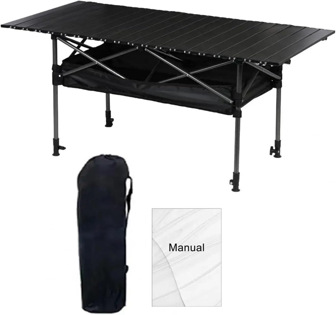 Outdoor Folding Table, Portable Camping, Adjustable,Stall, Self Driving Tour Table