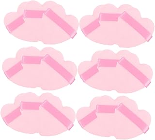 50pcs Heart Shaped Makeup Powder Pads Pink Fl...