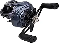 Carretilha de Pesca de Arremesso, Azul Marinho com Preto, Liga de Alumínio, Ultra Leve, Sistema de Freio Magnético, Arrasto de 8kg, Relação 7.1:1, Pesca Perfil Baixo, 10+1 Rolamentos
