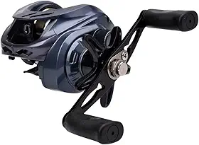 Carretilha de Pesca de Arremesso, Azul Marinho com Preto, Liga de Alumínio, Ultra Leve, Sistema de Freio Magnético, Arrasto de 8kg, Relação 7.1:1, Pesca Perfil Baixo, 10+1 Rolamentos