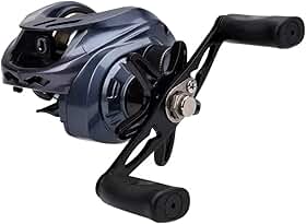 Carretilha de Pesca de Arremesso, Azul Marinho com Preto, Liga de Alumínio, Ultra Leve, Sistema de Freio Magnético, Arrasto de 8kg, Relação 7.1:1, Pesca Perfil Baixo, 10+1 Rolamentos